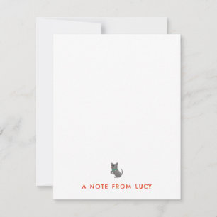 Tiny Dog Children's Stationery Card