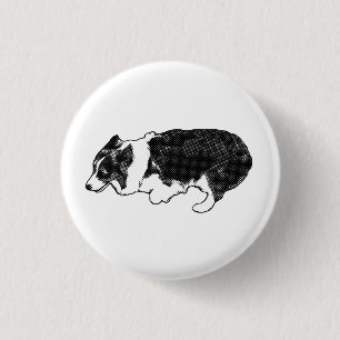 Tiny dots, mighty joy 3 cm round badge