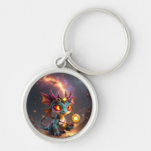 Tiny Dragon, Big Time Energy – The Ember Clockling Key Ring