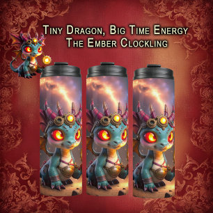 Tiny Dragon, Big Time Energy – The Ember Clockling Thermal Tumbler