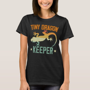 Tiny Dragon Keeper Reptile Leopard Gecko Lizard T-Shirt