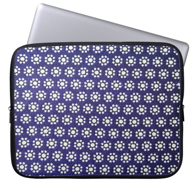 Tiny Floral Laptop Sleeve (Front)