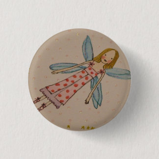 Tiny flying fairy button