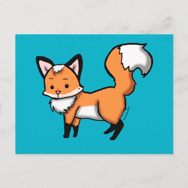 Tiny Fox Postcard (Front)