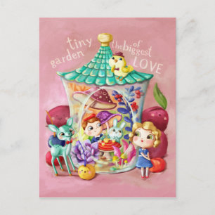 Tiny Garden of Biggest Love Postcard