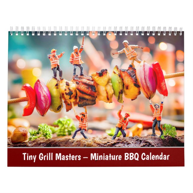 Tiny Grill Masters – 2026 Miniature BBQ Calendar (Cover)
