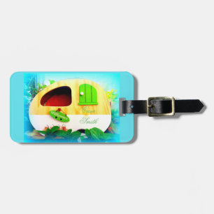 Tiny gypsy casa luggage tag