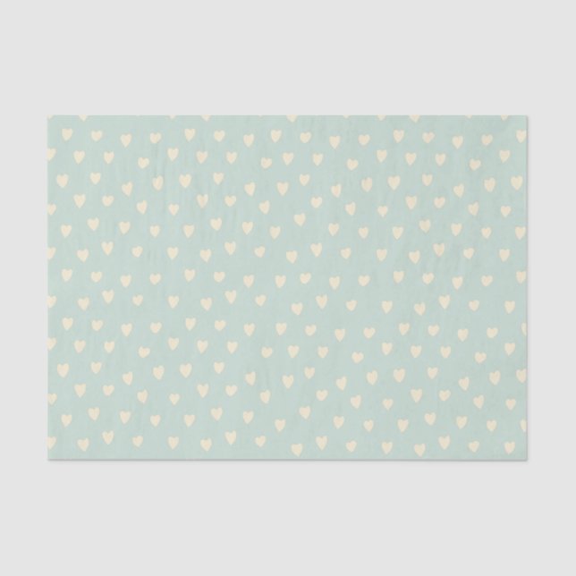 Tiny Hearts Light Tissue Paper (Front)