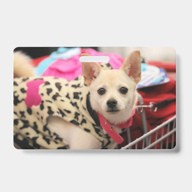 Tiny helper ID badge (Front)