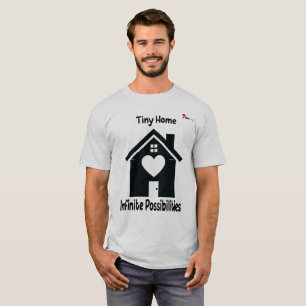 Tiny Home Infinite Possibilities Minimalist Graphi T-Shirt