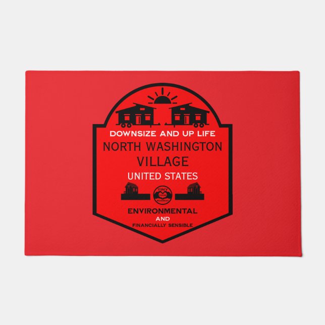 Tiny House Communities Editable Doormat (Front)