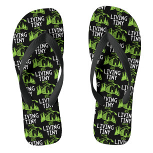 Tiny House Gift Flip Flops