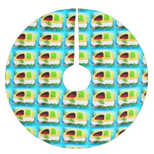 tiny house gypsy caravan brushed polyester tree skirt