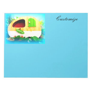 Tiny house gypsy caravan notepad