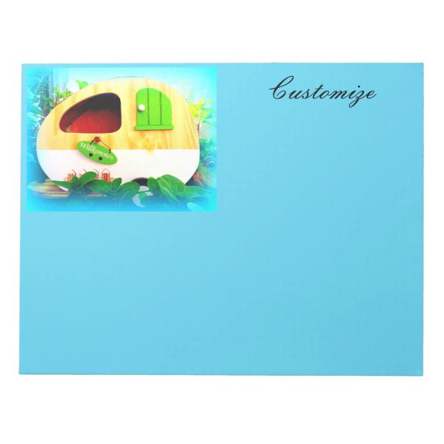 Tiny house gypsy caravan notepad (Front)