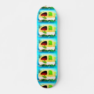 Tiny house gypsy caravan  skateboard
