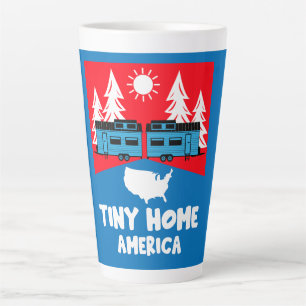 Tiny House Home America Latte Mug