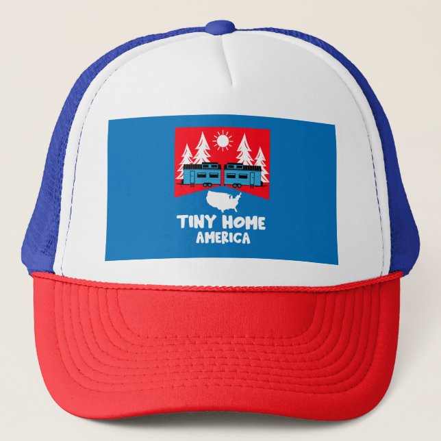 Tiny House Home America Trucker Hat (Front)