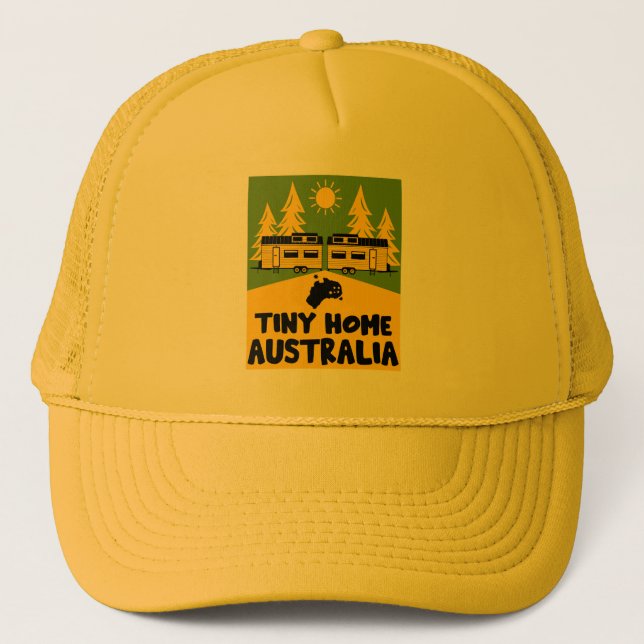 Tiny House Home Australia Trucker Hat (Front)