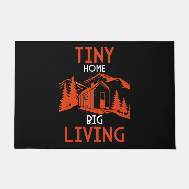 Tiny House Home Decor  Doormat (Front)