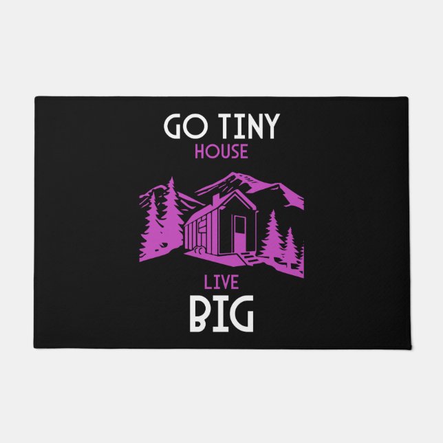 Tiny House Home Decor  Doormat (Front)