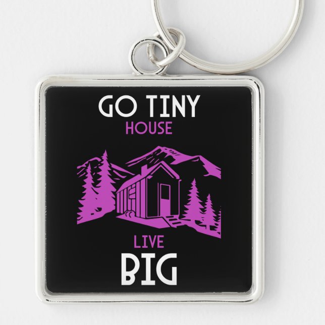 Tiny House Home Decor  Key Ring (Front)