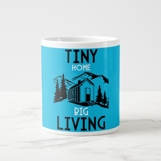 Tiny House Home Decor  Large Coffee Mug (Front)
