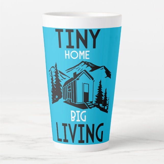 Tiny House Home Decor  Latte Mug (Front)
