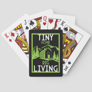 Tiny House Home Decor  Playing Cards