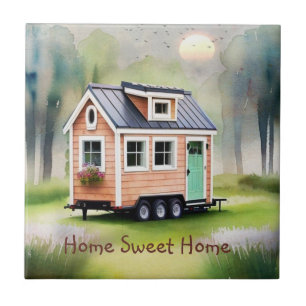 Tiny House Housewarming Tile