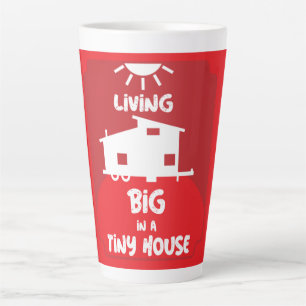 Tiny House Living - Tiny Homes Coaster Latte Mug