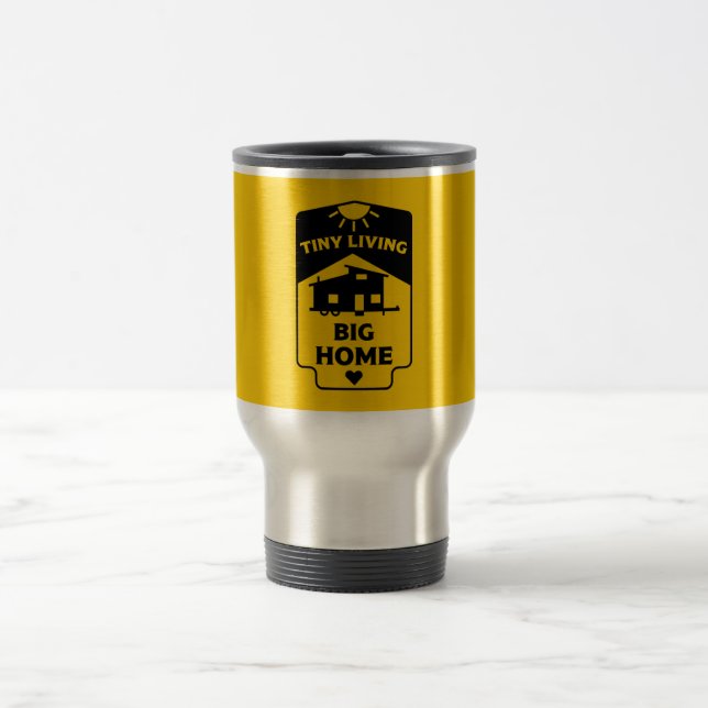 Tiny House Living - Tiny Homes Travel Mug (Center)
