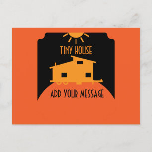 Tiny House Living - Tiny House Nation   Doormat Postcard