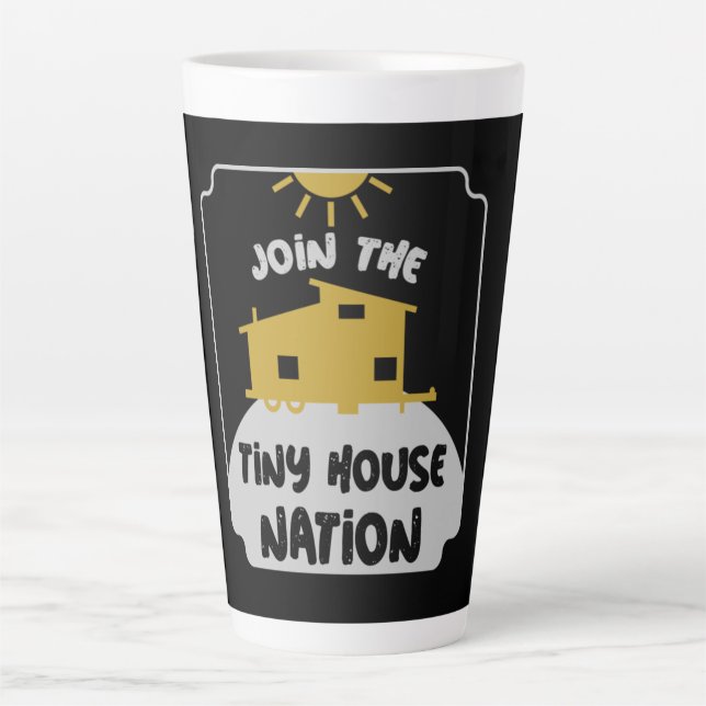 Tiny House Living - Tiny House Nation  Latte Mug (Front)