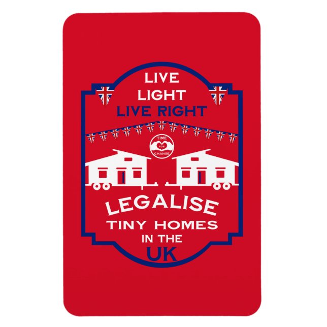 Tiny House UK Magnet (Vertical)