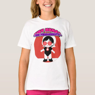 Tiny Human Big Personality Cute Toddler T-Shirt