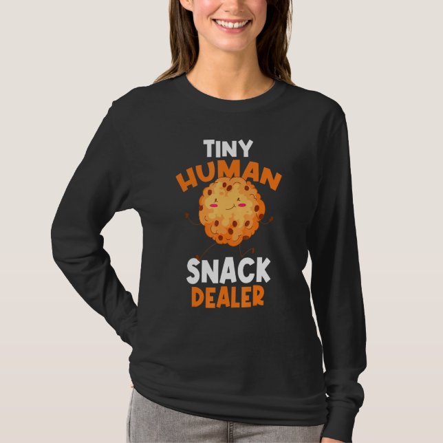 Tiny Human Snack Dealer T-Shirt (Front)