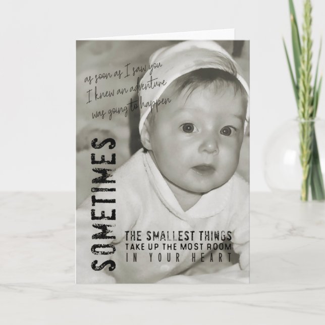 TINY JOY Greeting Card (Front)