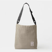 Tiny latte bunny in Vintage Houndstooth