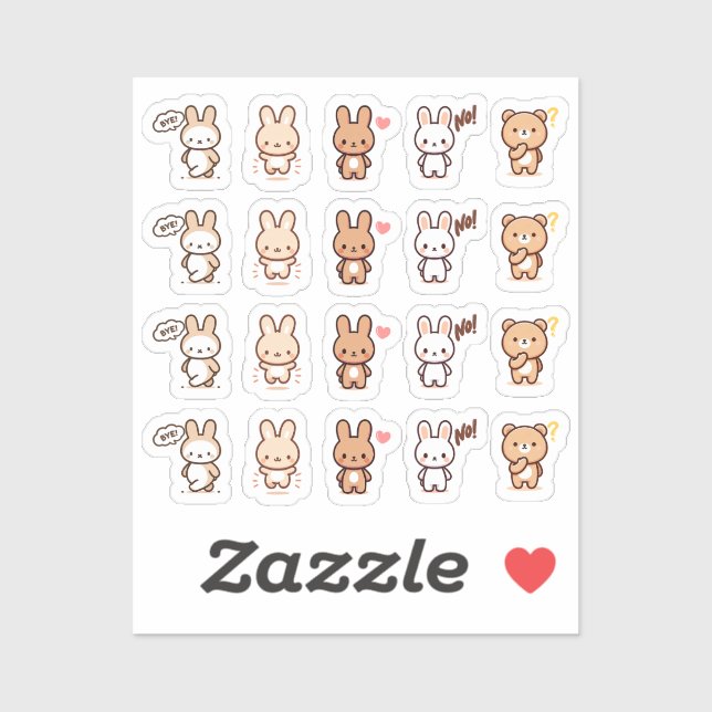 Tiny latte emotion alanimals planner (Sheet)
