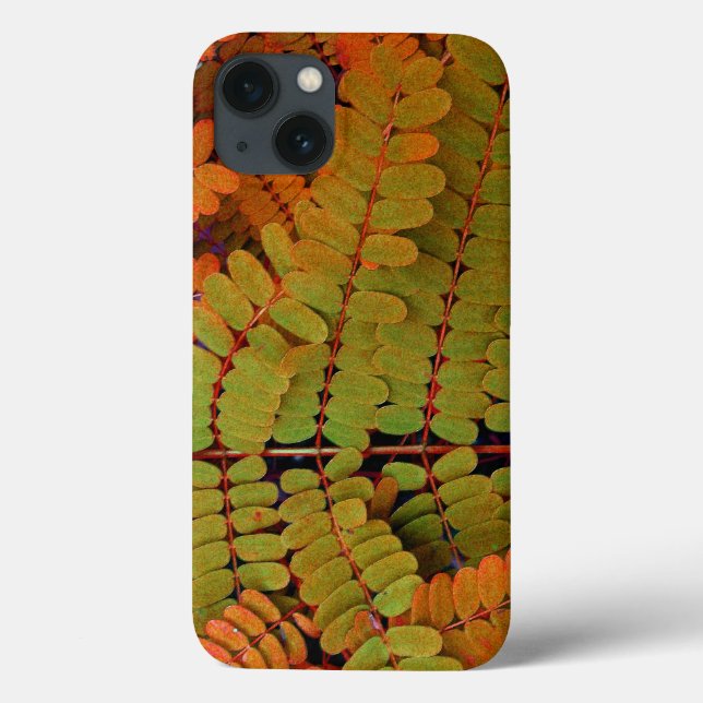 Tiny Leaves Pattern Case-Mate iPhone Case (Back)