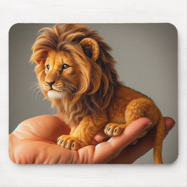 Tiny Lion Mouse Mat (Front)