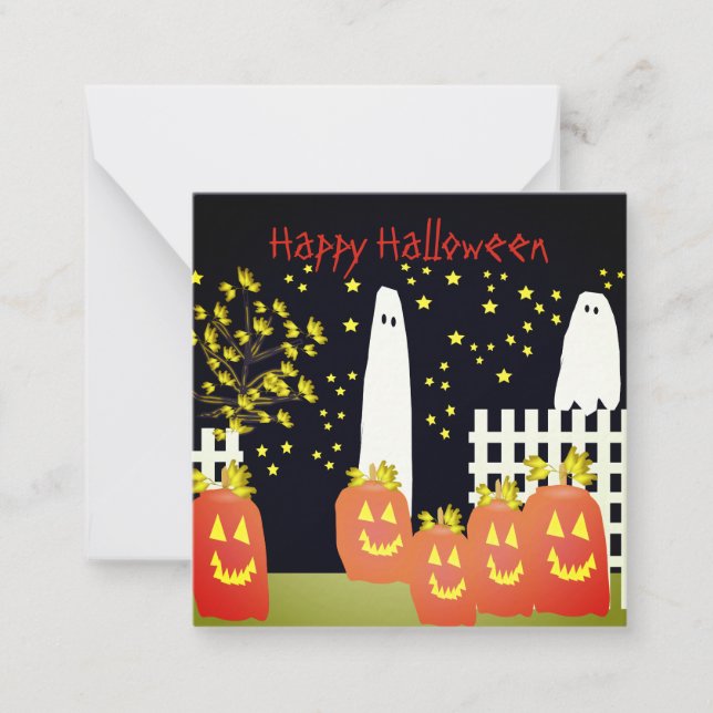 Tiny Little Halloween  Card (Front)