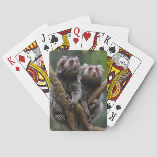 Tiny Marmoset Titans Among the Branches, Playing Cards