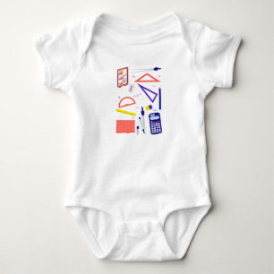 Tiny Math Genius babysuit Baby Bodysuit