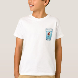 Tiny Mermaid In Water Glass Kids T-Shirt
