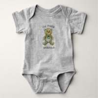 Tiny Miracle Fancy Bear Baby Bodysuit