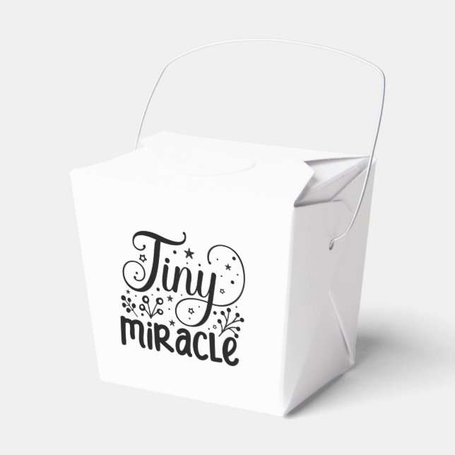 Tiny Miracle! Favour Box (Front Side)