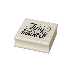 Tiny Miracle Rubber Stamp