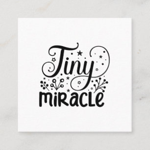 Tiny Miracle! Square Business Card